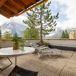 Penthouse Im Haus Padrun1-weisshornbahn-arosa Zentrum-top Lage Apartamento