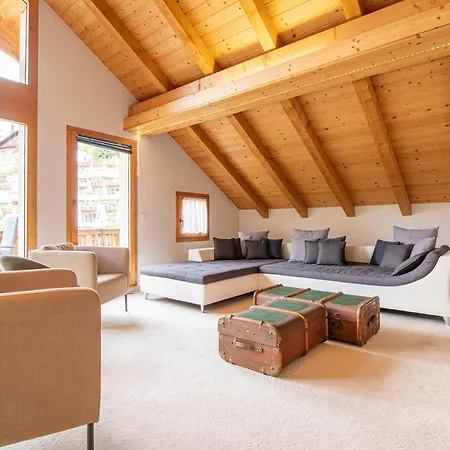 Apartment Penthouse Im Haus Padrun1-weisshornbahn-arosa Zentrum-top Lage